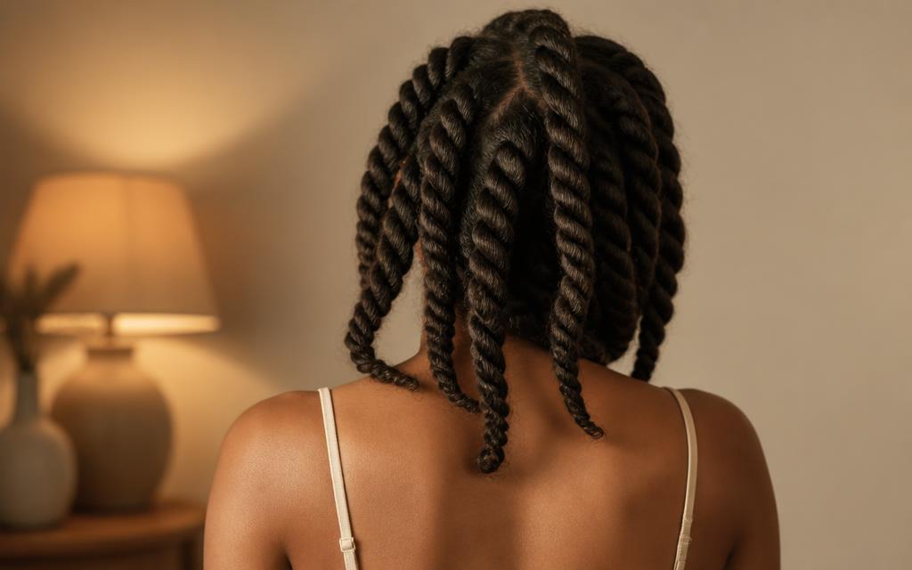 Braids or twists for sleep